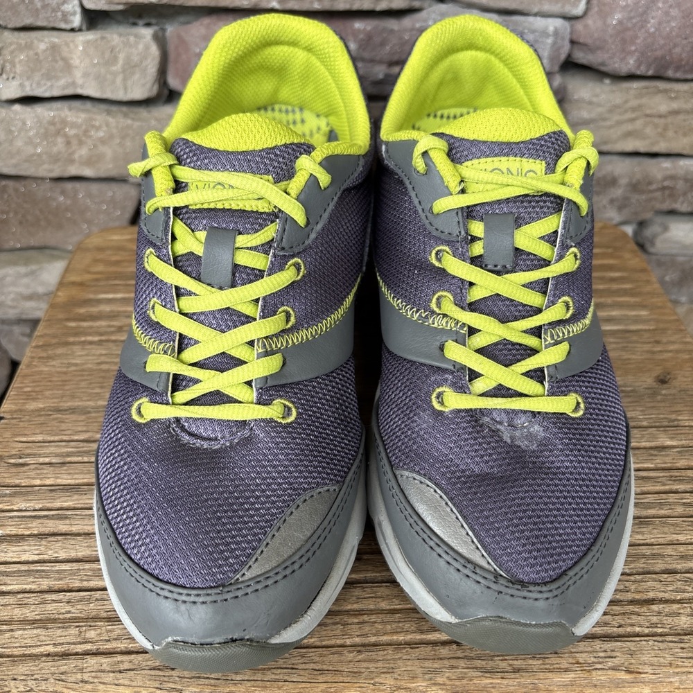 Vionic Purple & Neon Lime Women's Active Shoes Sneakers Orthopedic *Read